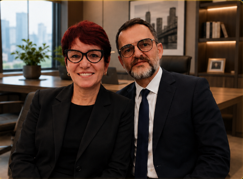 Rosa Cruz e Edmilson Cruz, sócios fundadores da Intent Corretora de Seguros